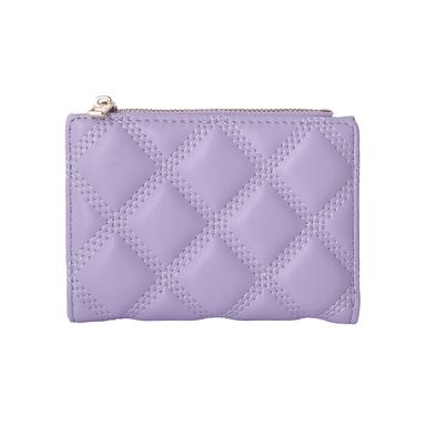 Cartera para mujer metalase rombo morado -  Miniso