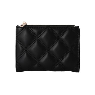 Cartera para mujer metalase rombo negro -  Miniso