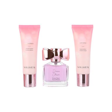 Set de regalo perfume, crema corporal y crema de manos dream chaser 3 pzas -  Miniso