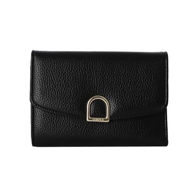 Cartera para mujer miniso hebilla dorada al frente negro -  Miniso