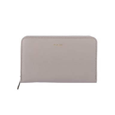 Cartera mediana para mujer miniso basica beige -  Miniso
