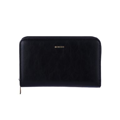 Cartera mediana para mujer miniso basica negro -  Miniso