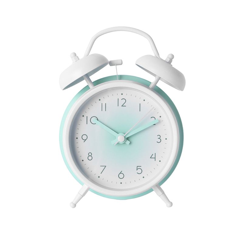 Reloj-despertador-de-doble-campana-de-color-degradado-verde-Miniso-1-28620