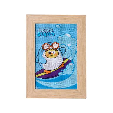 Rompecabezas de 100 piezas con marco de fotos ocean 2 modelos surtidos serie dundun -  Miniso