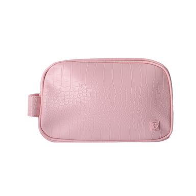 Cosmetiquera con asa craquelado color rosa -  Miniso