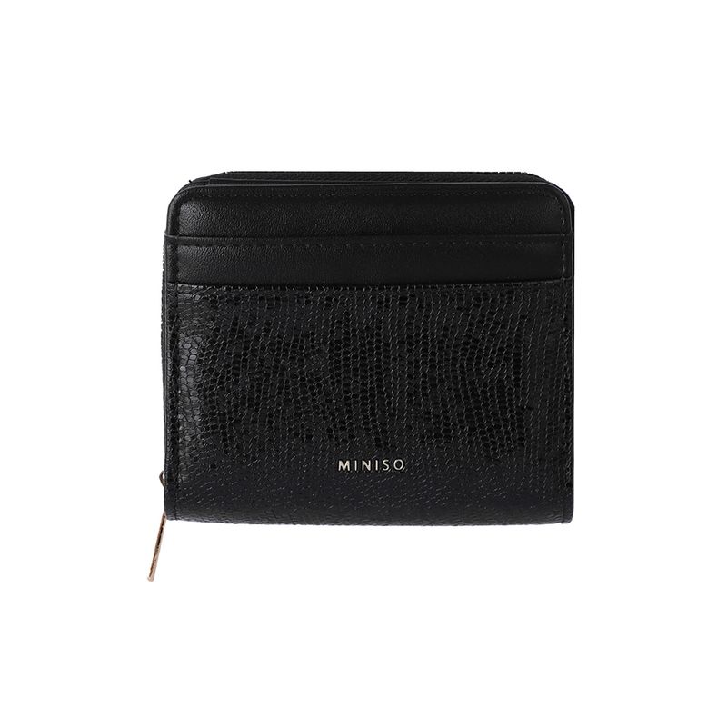 Cartera-para-mujer-textura-granulada-negro-Miniso-1-28746