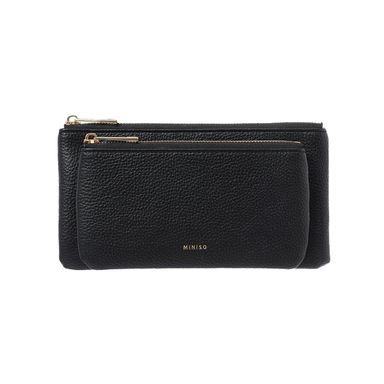 Bolso cartera multiuso con asa de mano negro -  Miniso