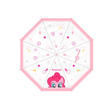 Paraguas transparente de mango largo de la colección my little pony pinkie pie -  My Little Pony