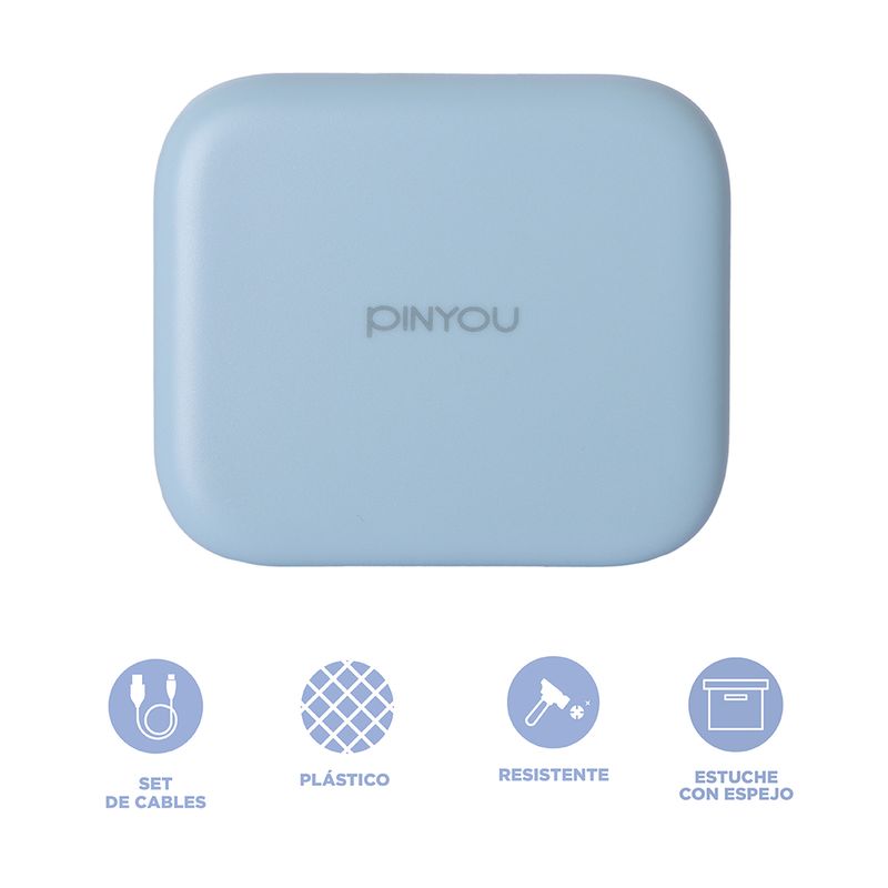 Estuche-con-set-de-cables-multiples-entradas-azul-miniso-Miniso-3-21173