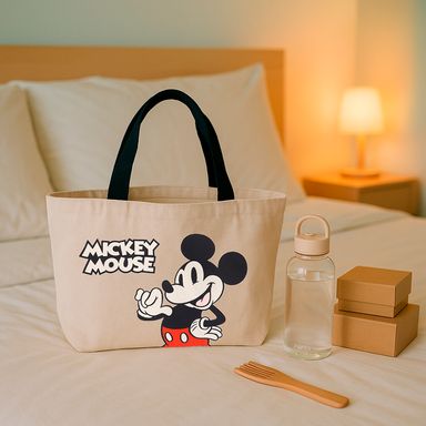 Bolso tote mickey mouse disney correa negra -  Disney