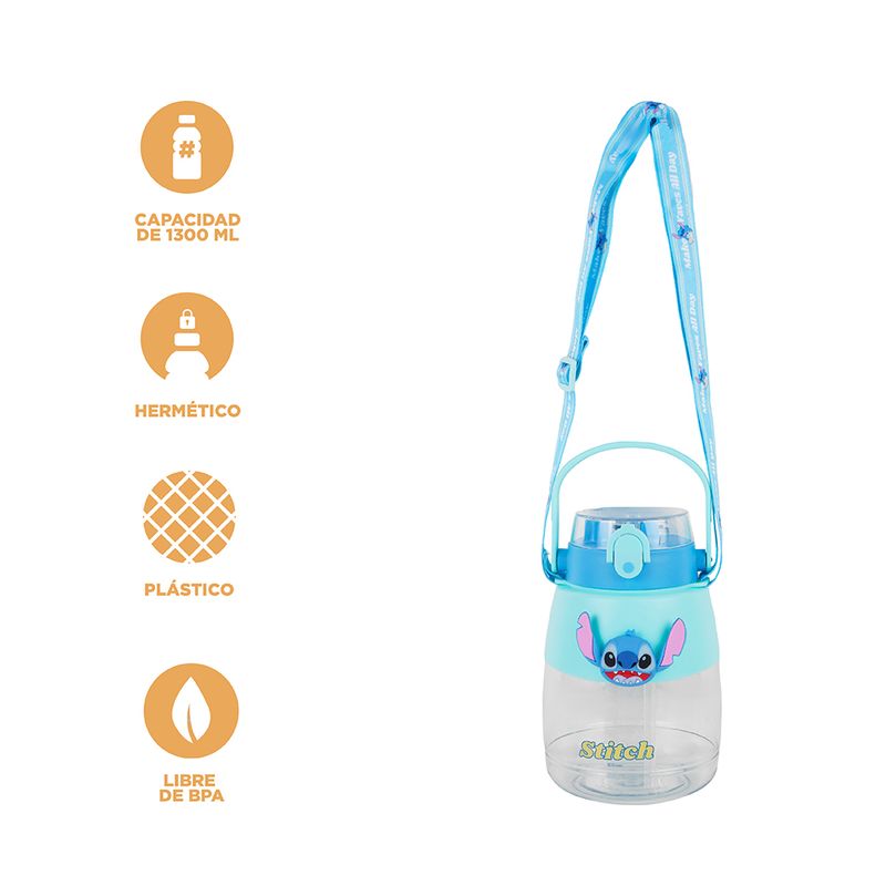 Tomatodo-de-pl-stico-disney-lilo-stitch-collection-con-correa-para-el-hombro-1300-ml-stitch-Lilo-Stitch-3-21620