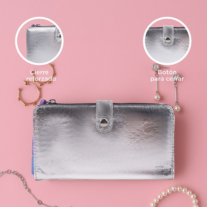 Cartera-larga-para-muejr-miniso-miniso-serie-metallic-plateado-Miniso-5-27362