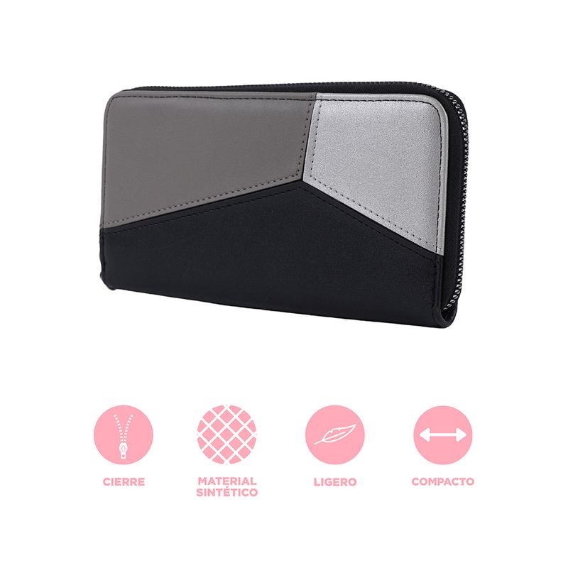 Cartera-larga-para-mujer-dise-o-geom-trico-rosa-Miniso-4-26034
