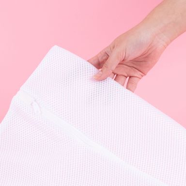 Bolsa de lavado de malla gruesa bordada 50x60 cm -  Miniso