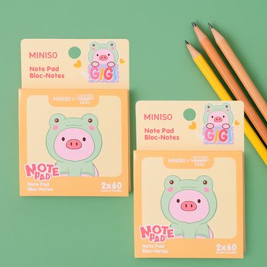 Post it cerdo rana serie gigi -  Miniso