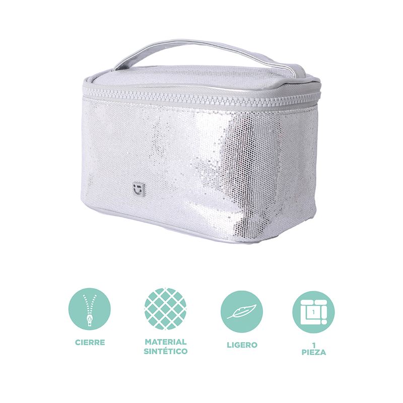Cosmetiquera-tipo-neceser-miniso-glitter-plata-Miniso-3-28369