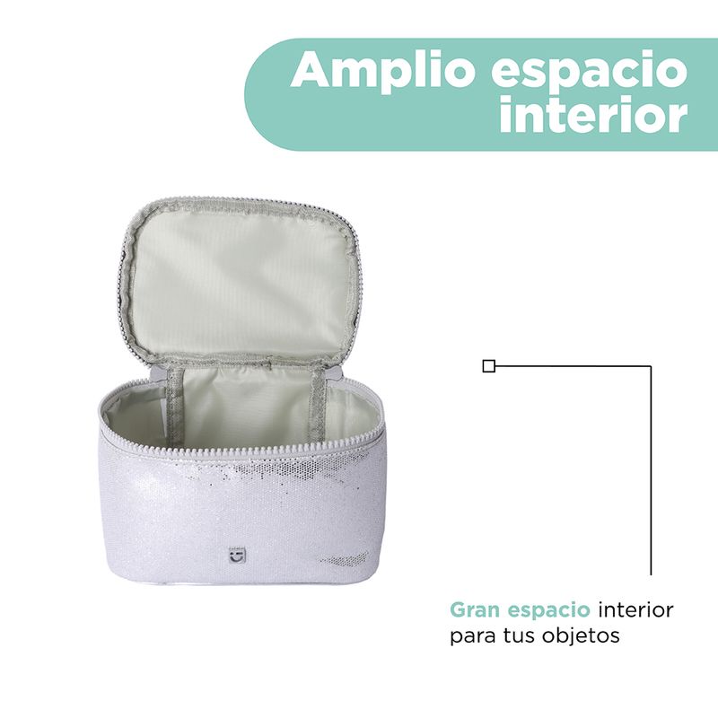 Cosmetiquera-tipo-neceser-miniso-glitter-plata-Miniso-4-28369