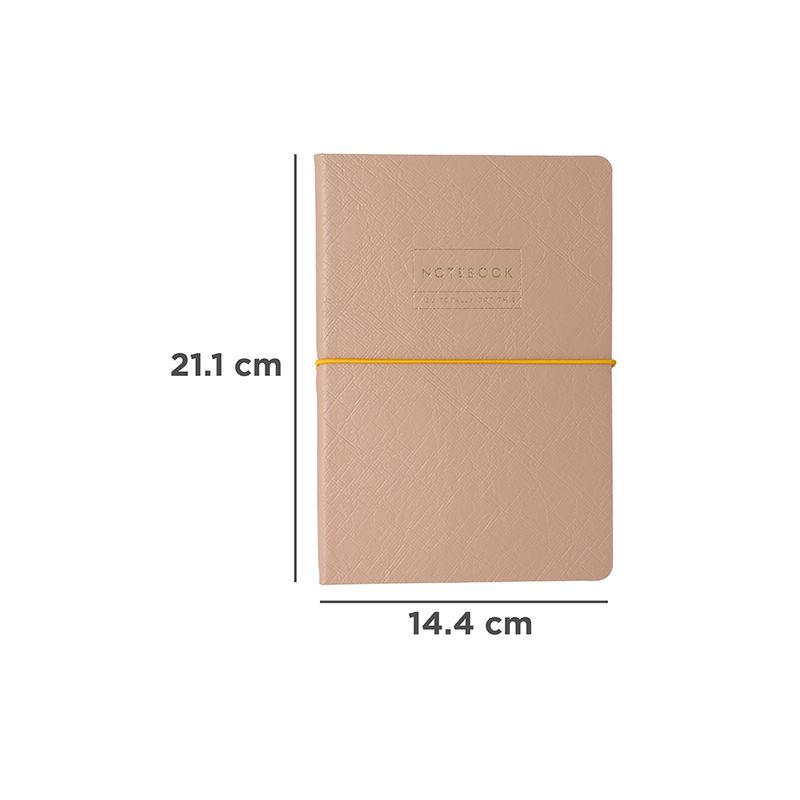 Libro-tapa-dura-a5-80-hojas-serie-khaki-Miniso-4-28729