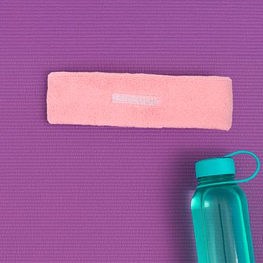 Vincha absorbente de sudor new color series rosa -  Miniso
