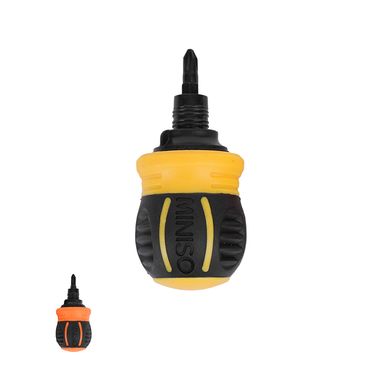 Destornillador de trinquete reversible de doble extremo 9.5x4.1x9.5cm - Miniso