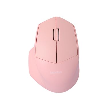Mouse ergonómico inalámbrico silencioso modelo e703 rosa miniso -  Miniso