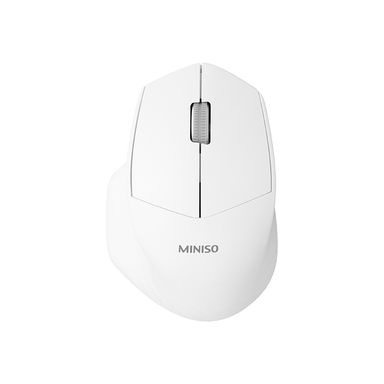 Mouse inalámbrico silencioso ergonómico mod e703 blanco -  Miniso