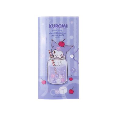 Porta documentos organizador de billetes kuromi serie sanrio -  Sanrio