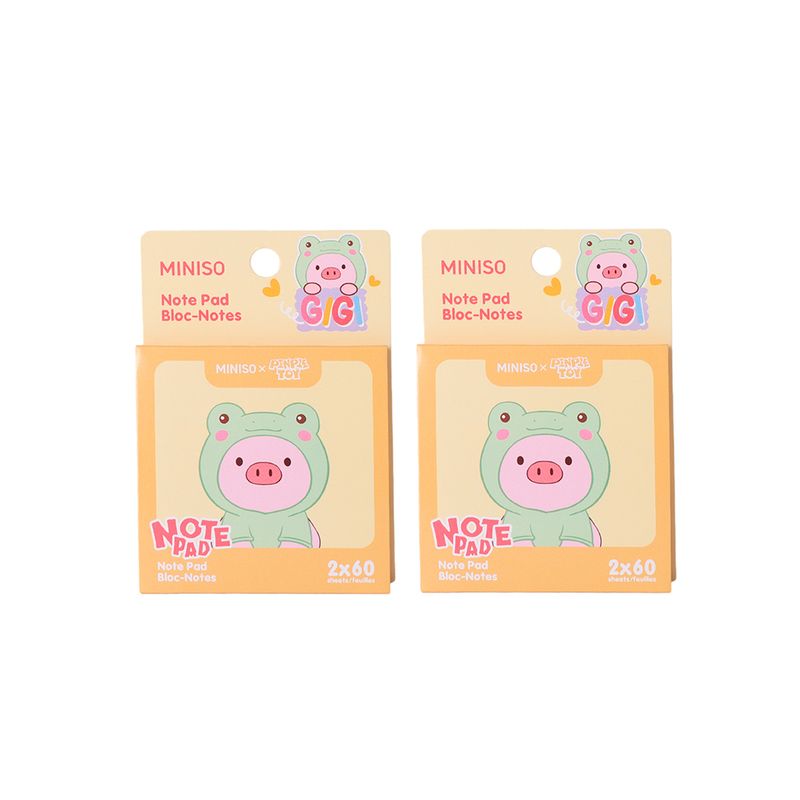 Post-it-cerdo-rana-serie-gigi-Miniso-1-26843