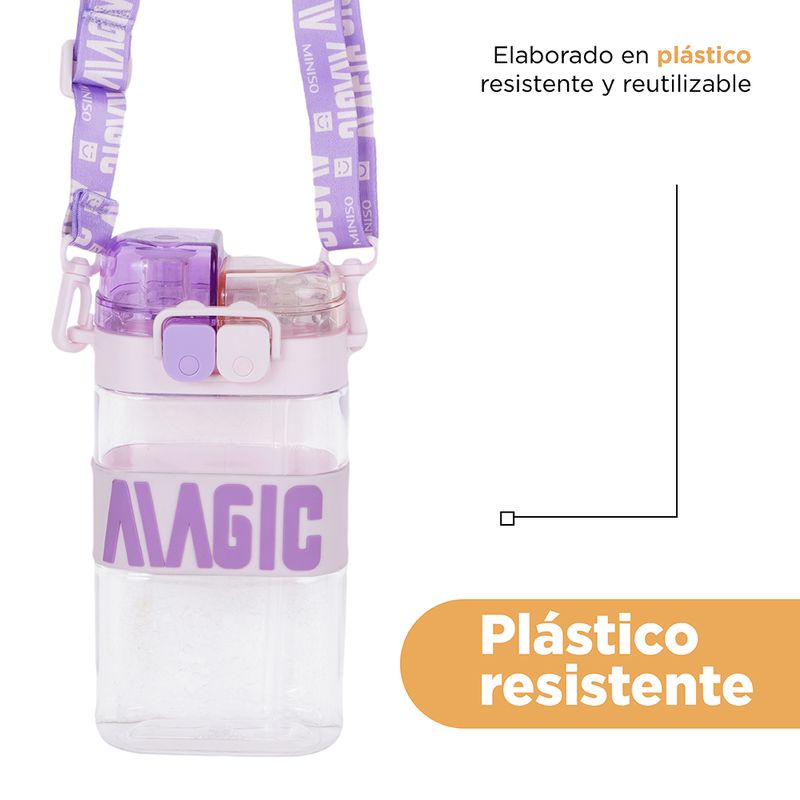 Tomatodo-de-pl-stico-serie-letter-con-correa-para-el-hombro-560-ml-purpura-Miniso-8-28068