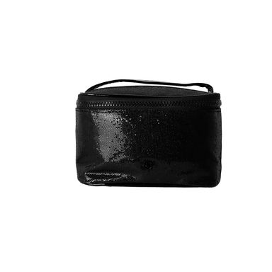 Cosmetiquera tipo neceser miniso glitter negro -  Miniso