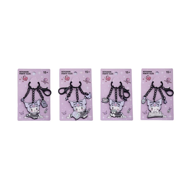 Llavero-met-lico-con-charms-sanrio-kuromi-Sanrio-1-24321