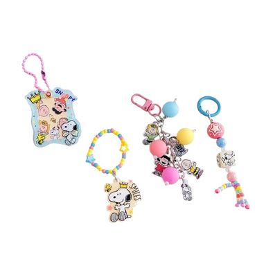 Llavero de acrílico con charms snoopy -  Snoopy