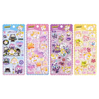 Stickers  4 modelos surtidos serie egg party -  Egg Party