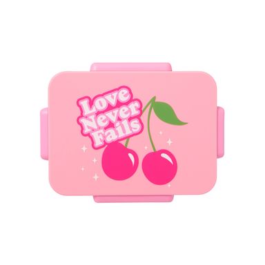 Taper fiambrera cherry valentine collection 4 hebillas 5 compartimentos 1200ml -  Miniso
