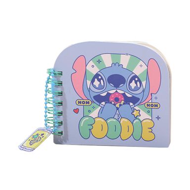 Cuaderno de alambre holografico colgante stitch, 64 hojas serie lilo & stitch disney -  Stitch Dinner Party