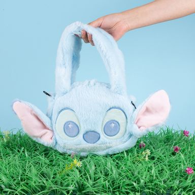 Bolsa crossbody de peluche con forma de cabeza stitch -  Lilo & Stitch