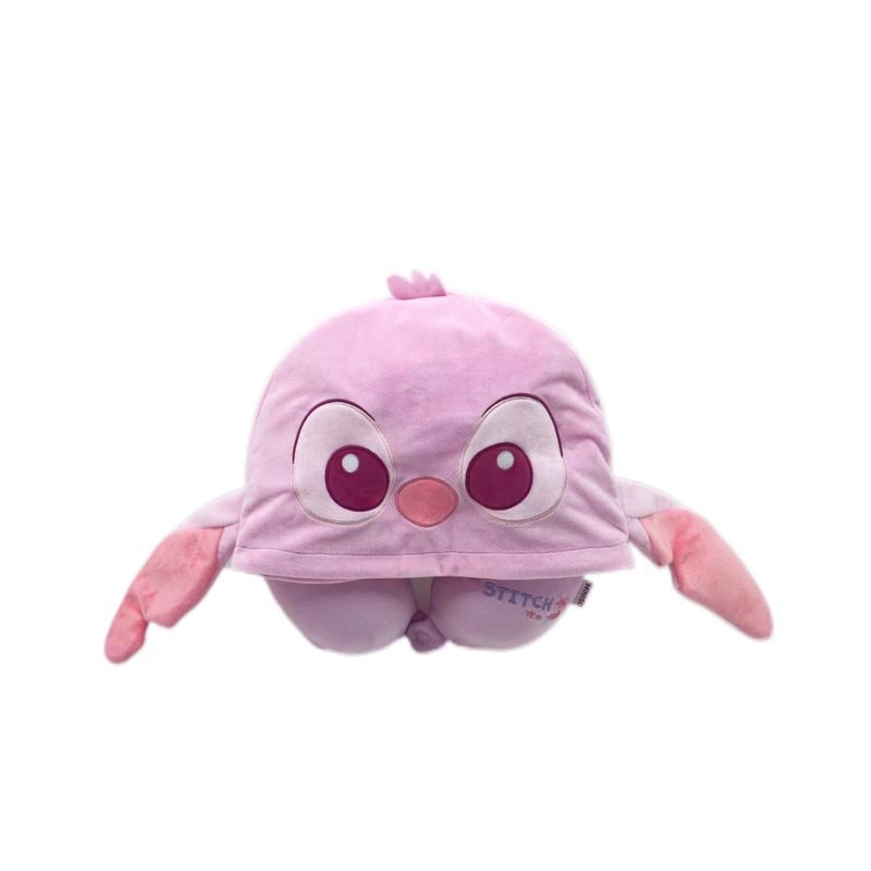 Almohada-de-viaje-para-el-cuello-con-capucha-rosa-de-stitch-Lilo-Stitch-1-28859