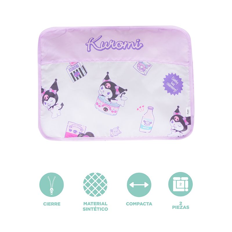 Organizador-para-viaje-para-guardar-ropa-2-piezas-kuromi-serie-sanrio-color-morado-Sanrio-4-25956