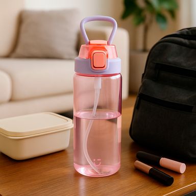 Tomatodo de plástico botella tritan contraste color 780ml rosa morado -  Miniso