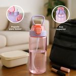 Tomatodo-de-pl-stico-botella-tritan-contraste-color-780ml-rosa-morado-Miniso-5-28707
