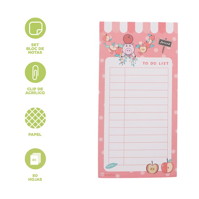 Bloc-de-notas-de-4-capas-y-clip-acr-lico-hamm-serie-toy-story-Toy-Story-3-26855