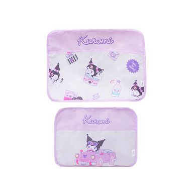 Organizador para viaje para guardar ropa 2 piezas kuromi serie sanrio color morado -  Sanrio