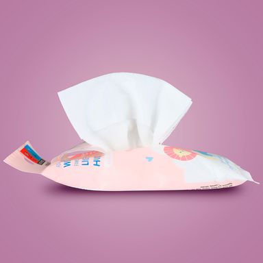 Toallitas húmedas aptas para la piel de forest family 10 toallitas -  Miniso