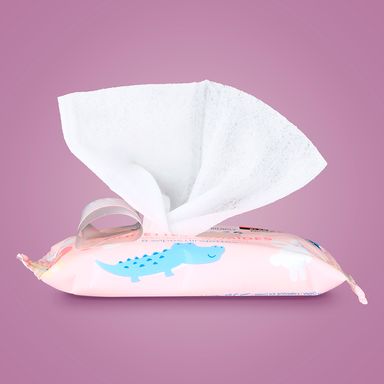 Toallitas húmedas respetuosas con la piel de forest family 8 toallitas × 10 paquetes -  Miniso