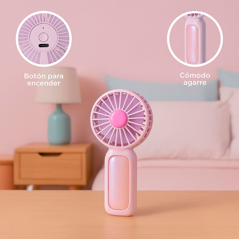 Ventilador-de-mano-plegable-miniso-tornasol-rosa-Miniso-5-28912