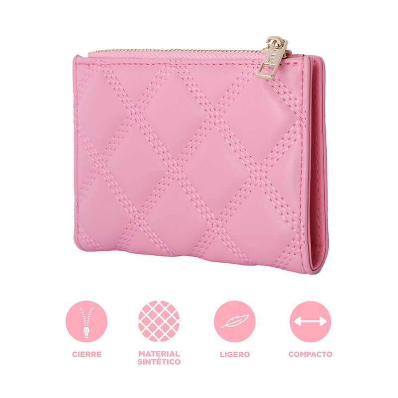 Cartera-para-mujer-metalase-rombo-rosa-Miniso-3-28551
