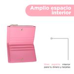 Cartera-para-mujer-metalase-rombo-rosa-Miniso-4-28551