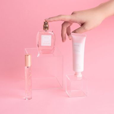 Set de regalo perfume y crema corporal y perfume de bolsillo shiny star 3 pzas -  Miniso