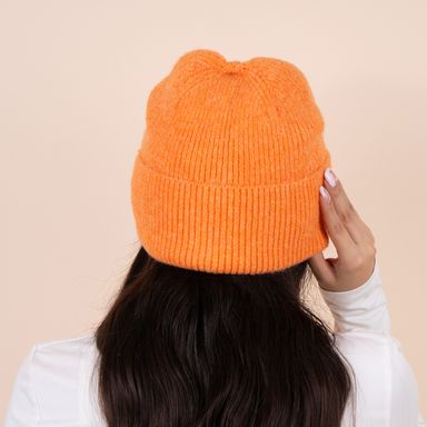 Gorro tejido miniso basico naranja -  Miniso