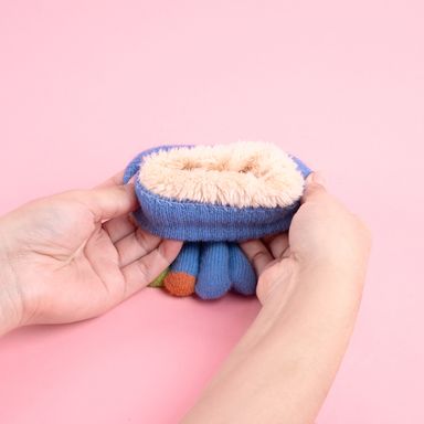 Guantes afelpados infantiles miniso astronauta azul -  Miniso